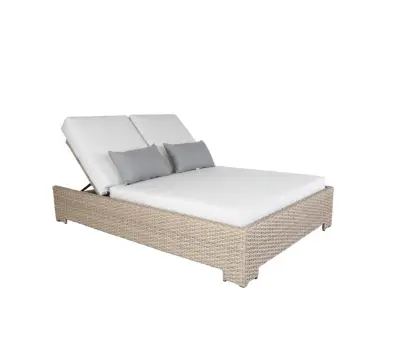 Drift Teak Double Chaise Day Bed