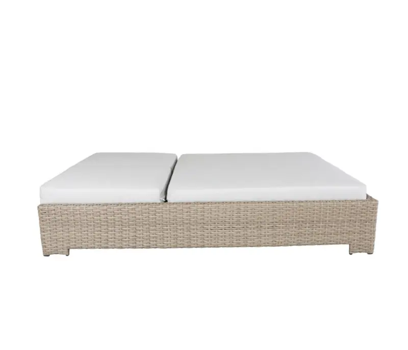 Drift Teak Double Chaise Day Bed, view 3