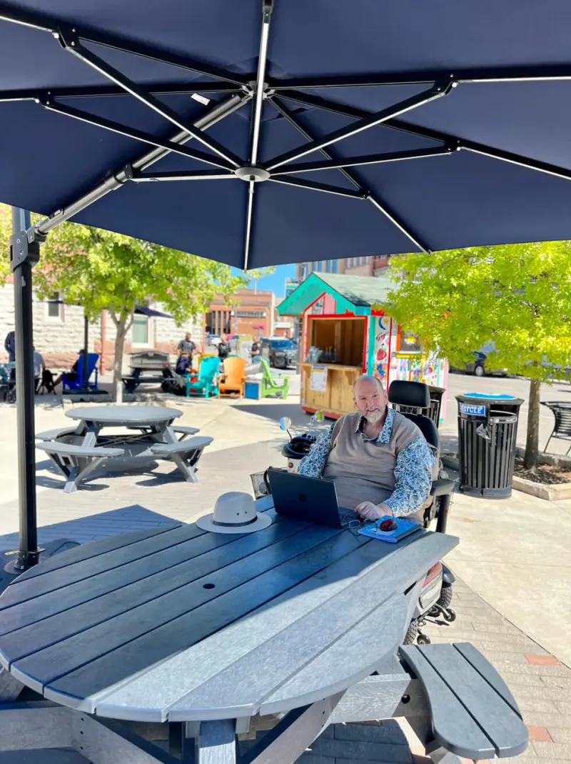 51″ Picnic Table (Wheelchair Access), view 2