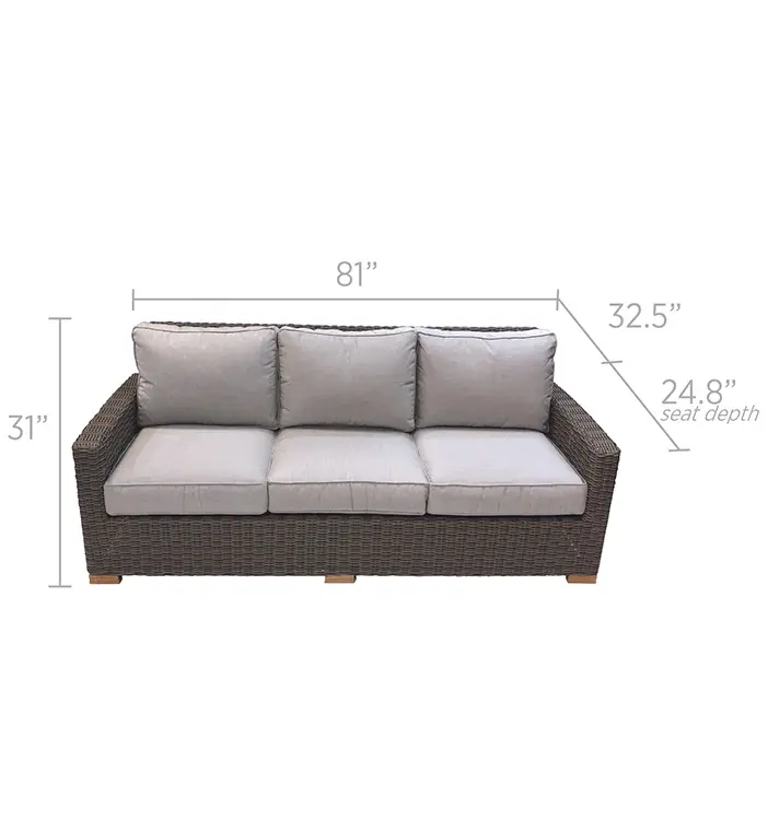 Sanibel Sofa, view 3