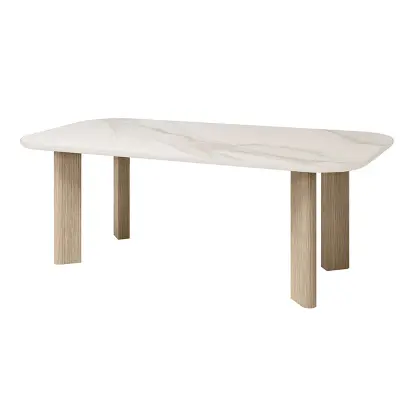 Forano Rectangular Dining Table Base + Aspen Top