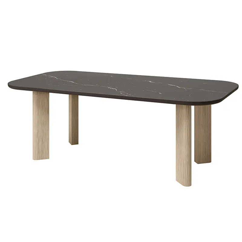 Forano Rectangular Dining Table Base + Aspen Top, view 4