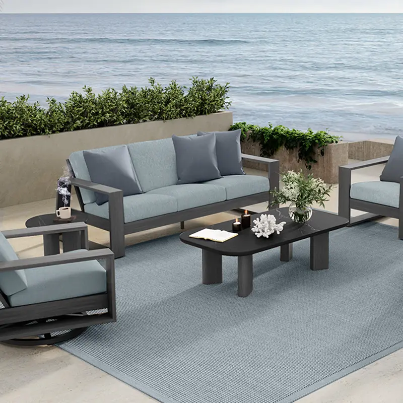 Forano Coffee Table Base + Aspen Top, view 2